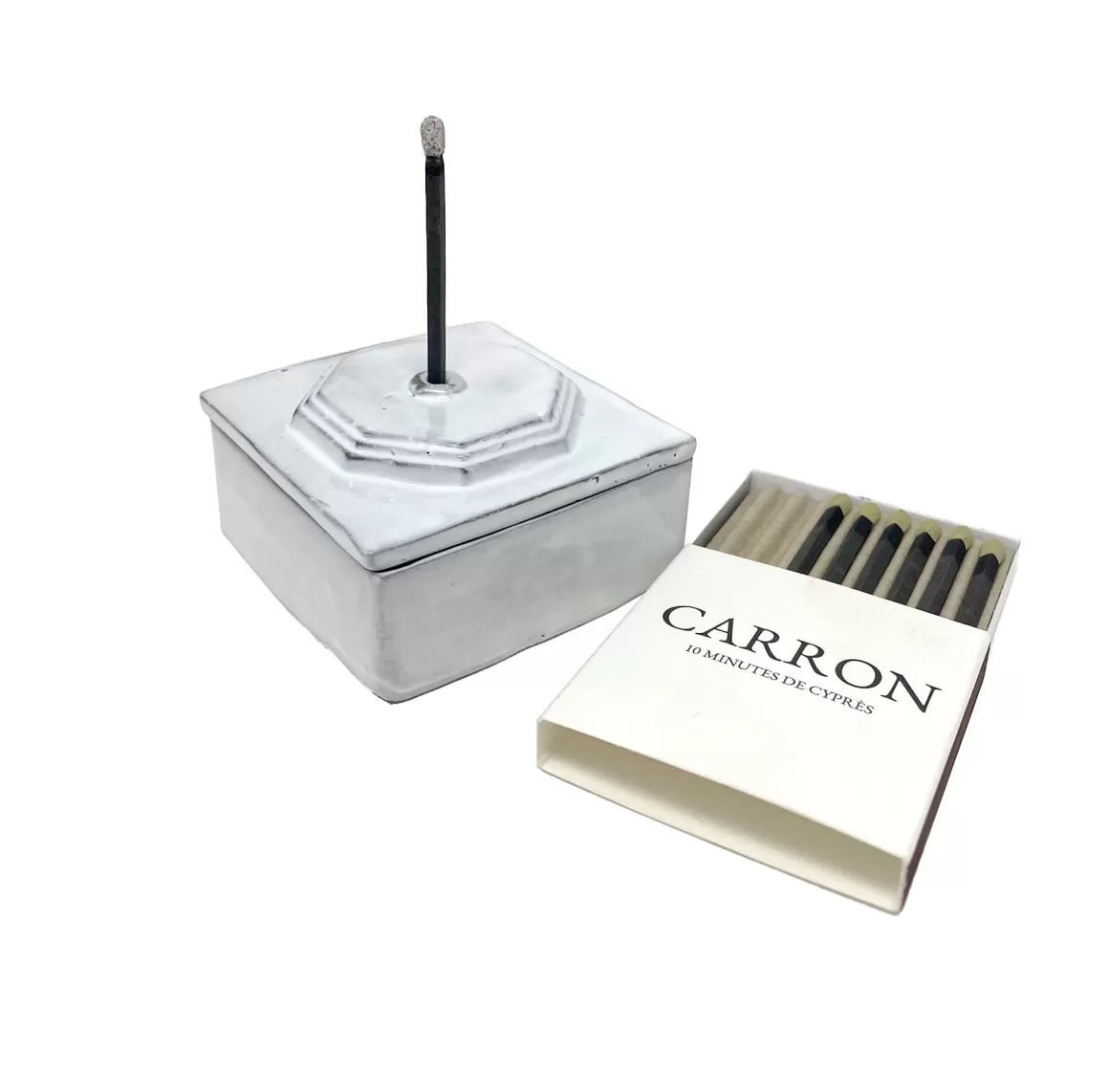 CARRON Allumettes Encens Avec Boite Encensoir Cheap