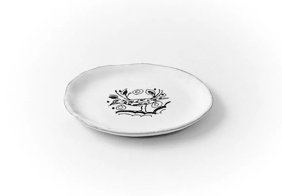 CARRON Assiette Merle Moqueur Sale